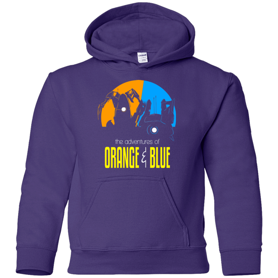 Sweatshirts Purple / YS Adventure Orange and Blue Youth Hoodie
