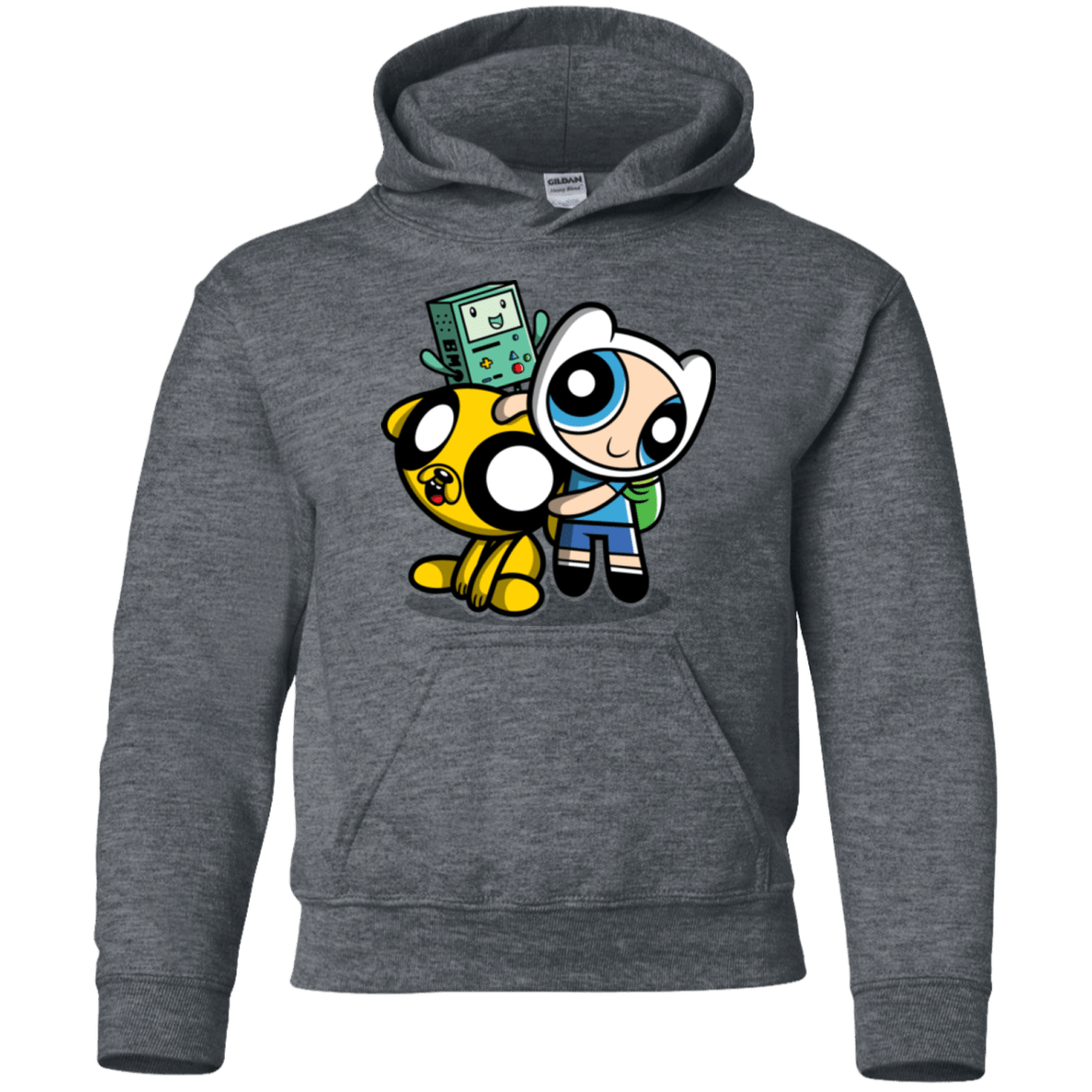 Sweatshirts Dark Heather / YS Adventure Puff Buds Youth Hoodie