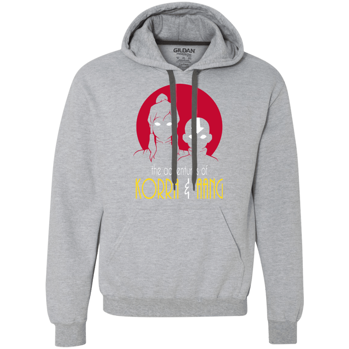 Sweatshirts Sport Grey / S Adventures of Korra & Aang Premium Fleece Hoodie