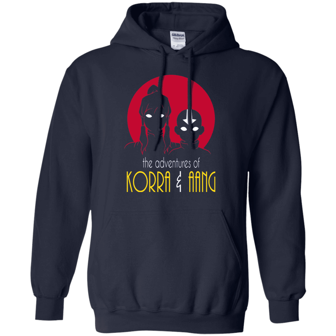 Sweatshirts Navy / S Adventures of Korra & Aang Pullover Hoodie