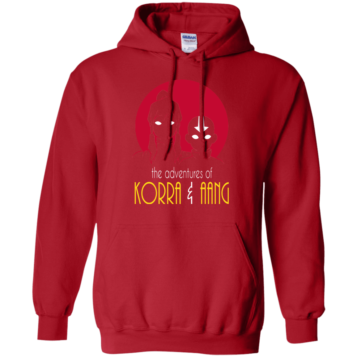 Sweatshirts Red / S Adventures of Korra & Aang Pullover Hoodie