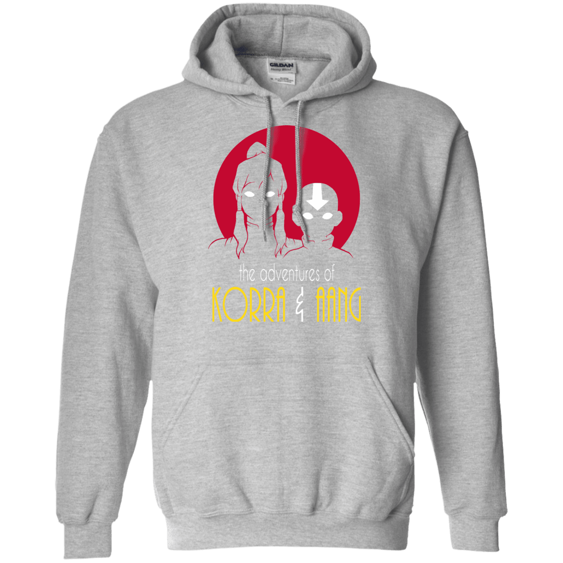 Sweatshirts Sport Grey / S Adventures of Korra & Aang Pullover Hoodie