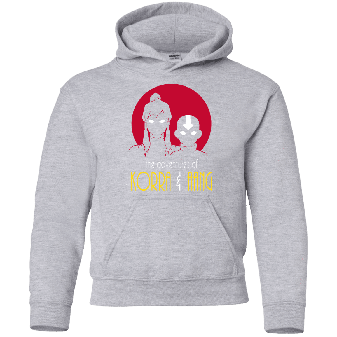 Sweatshirts Sport Grey / YS Adventures of Korra & Aang Youth Hoodie