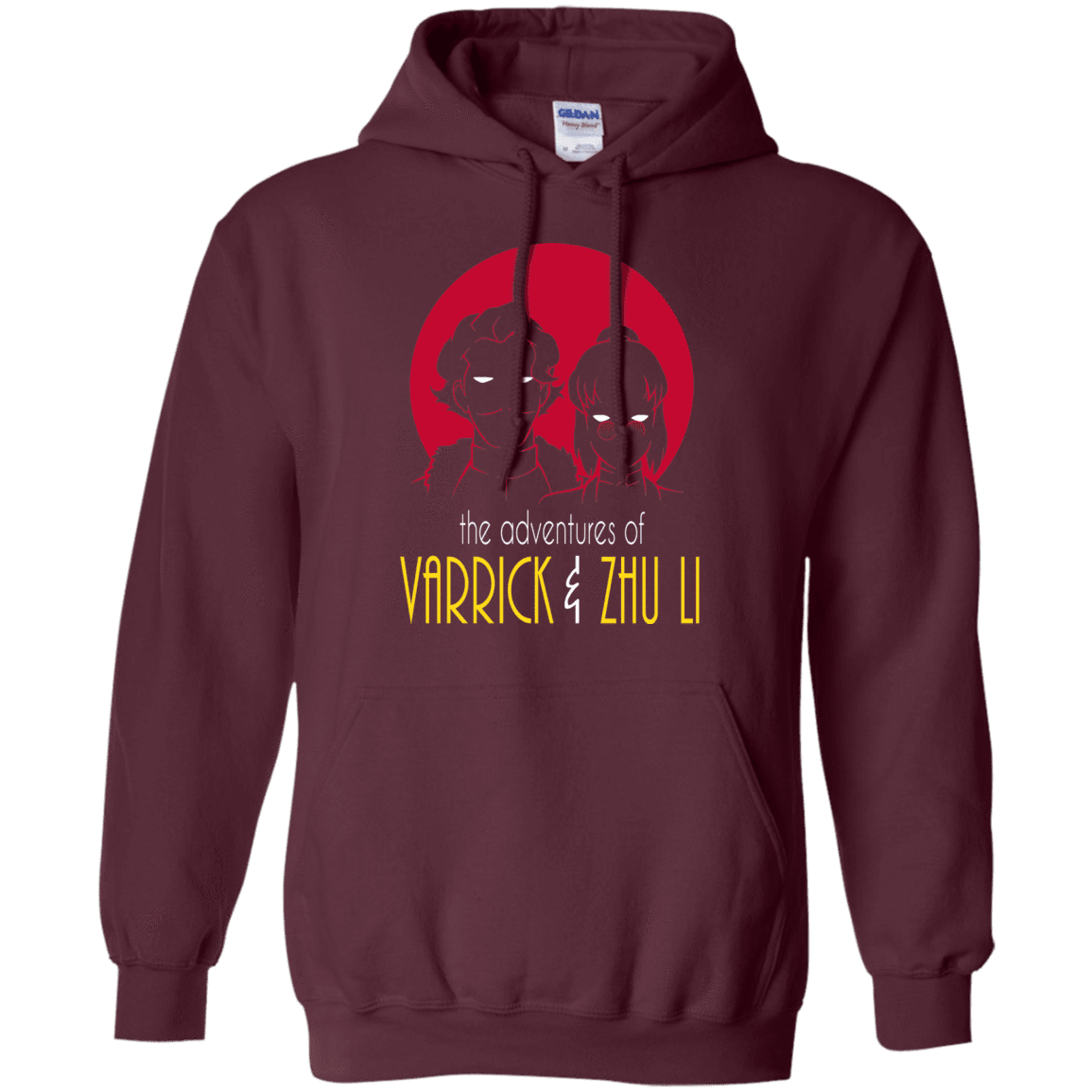 Sweatshirts Maroon / S Adventures of Varrick & Zhu Li Pullover Hoodie