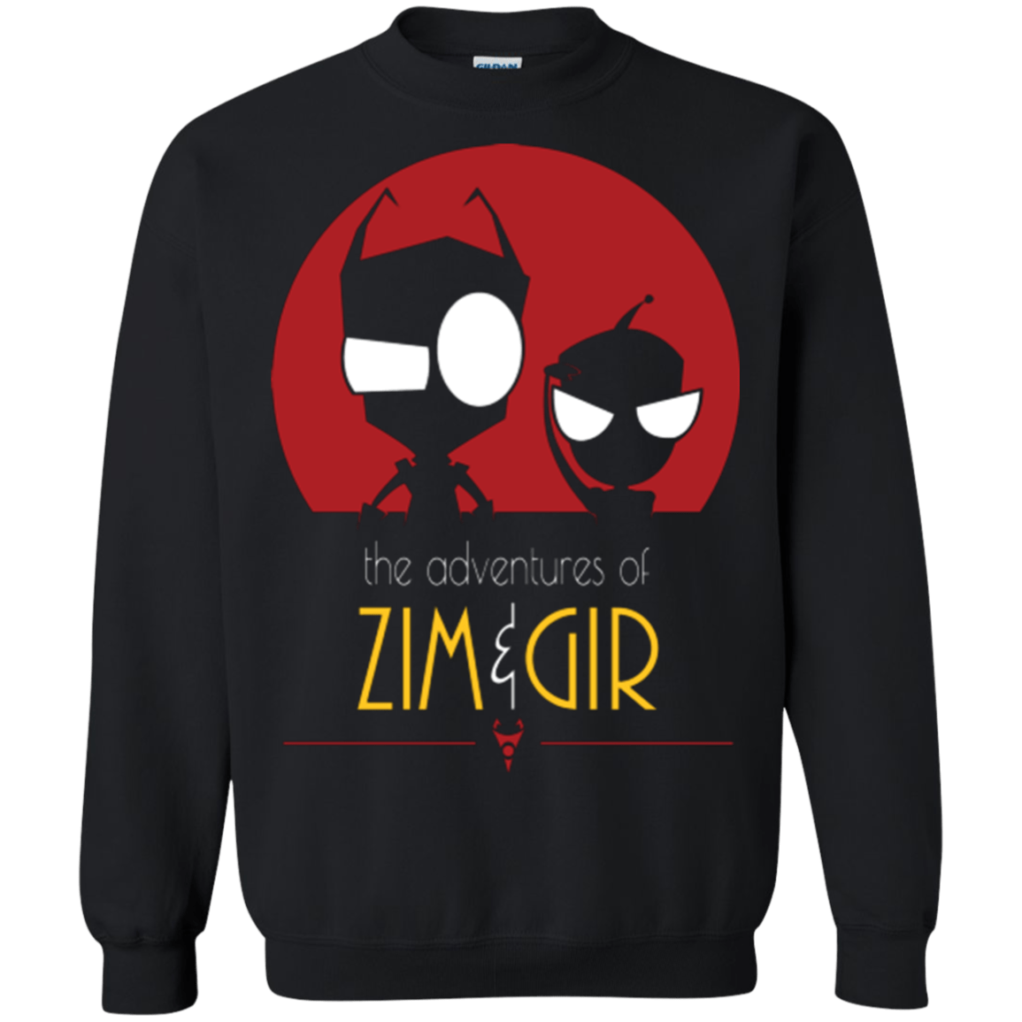 Sweatshirts Black / Small ADVENTURES OF ZIM & GIR Crewneck Sweatshirt