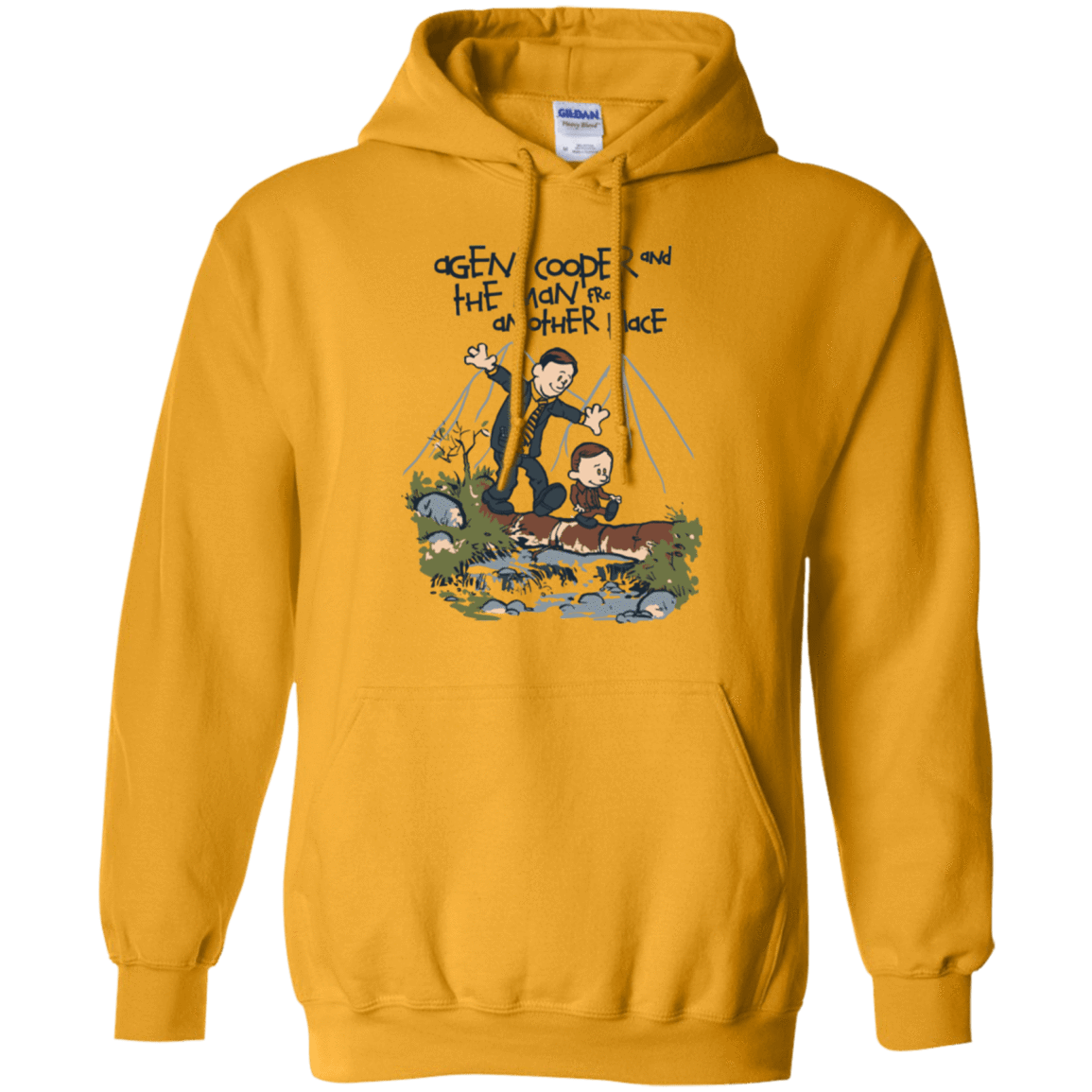 Sweatshirts Gold / Small Agent Cooper and Pullover Hoodie