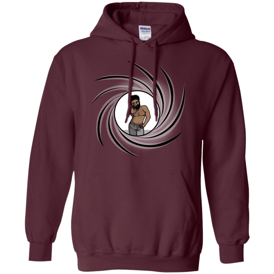Sweatshirts Maroon / S Agent Gambino Pullover Hoodie