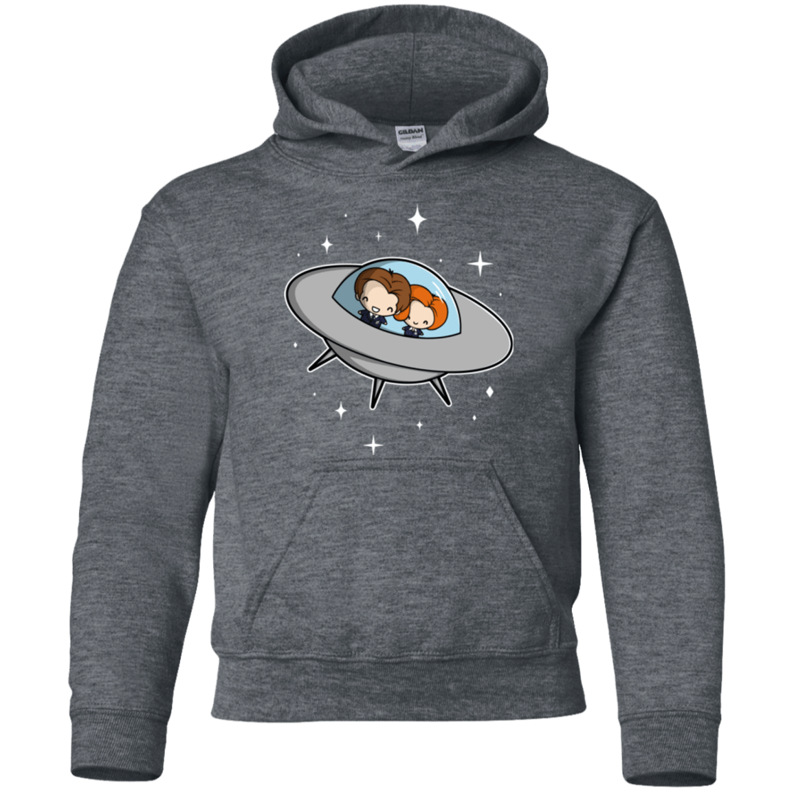 Sweatshirts Dark Heather / YS Agents in Space Youth Hoodie