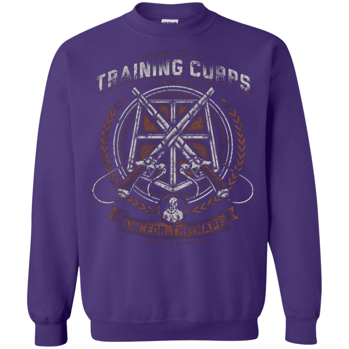 Sweatshirts Purple / Small Aim for the Nape Crewneck Sweatshirt