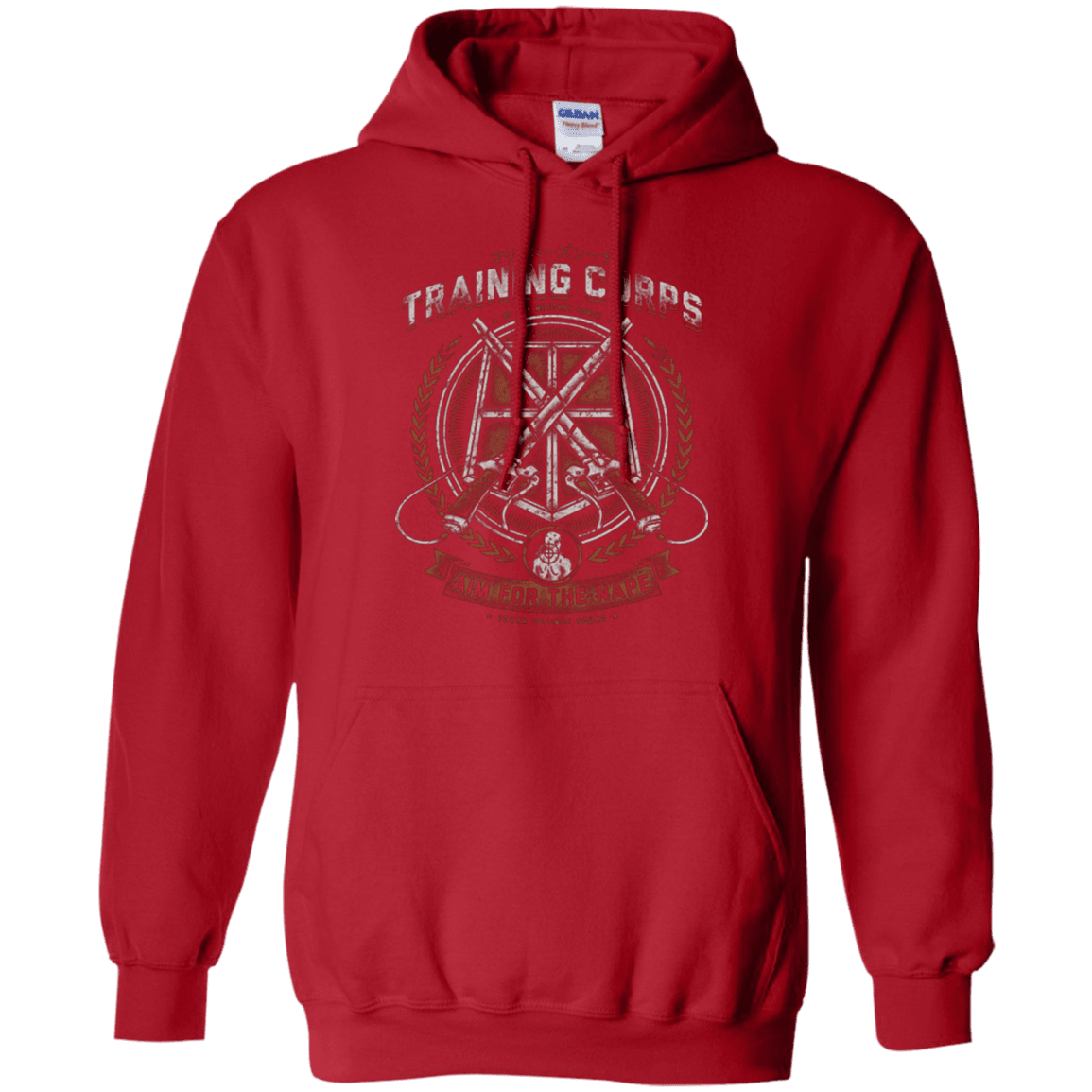 Sweatshirts Red / Small Aim for the Nape Pullover Hoodie