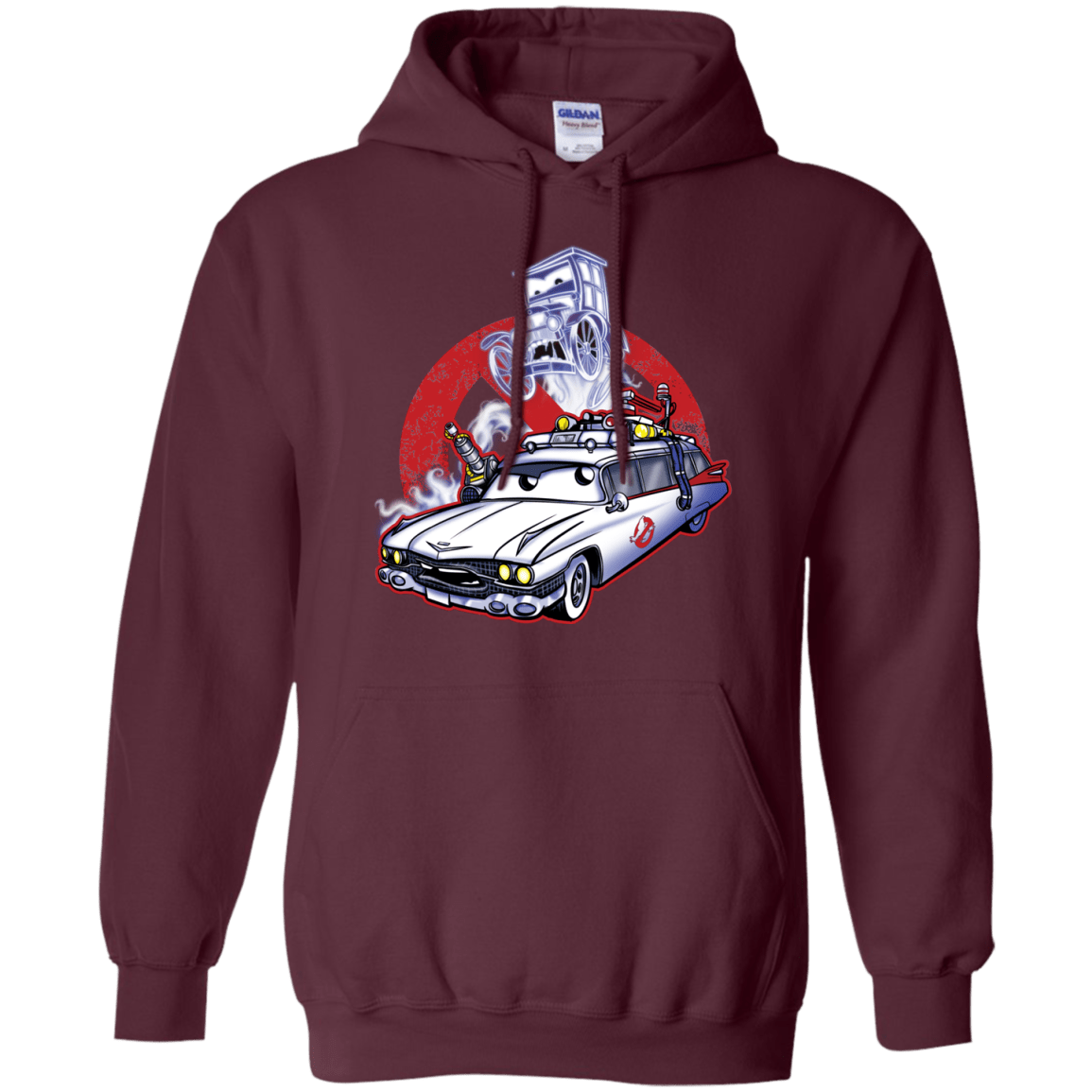 Sweatshirts Maroon / Small Aint Afraid Pullover Hoodie