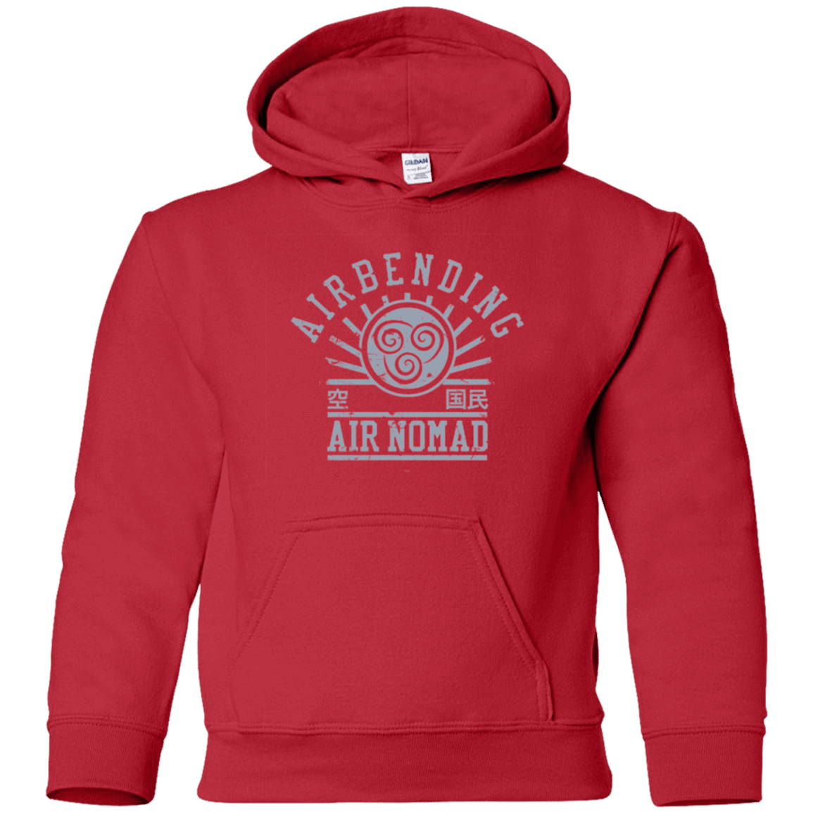 Sweatshirts Red / YS air bending v2 Youth Hoodie