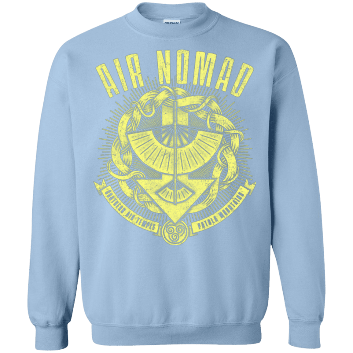 Sweatshirts Light Blue / Small Air is Peaceful Crewneck Sweatshirt