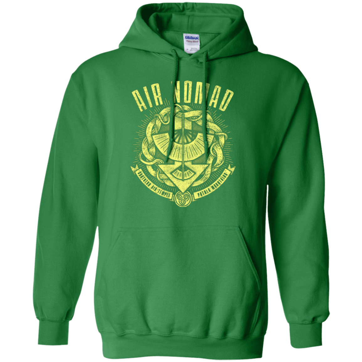 Sweatshirts Irish Green / Small Air is Peaceful Pullover Hoodie