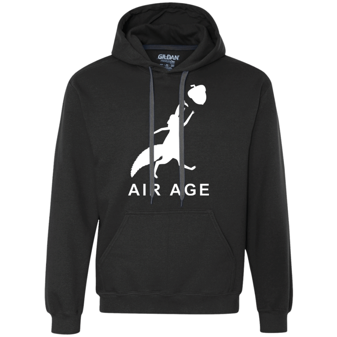Sweatshirts Black / Small Air Nut Premium Fleece Hoodie