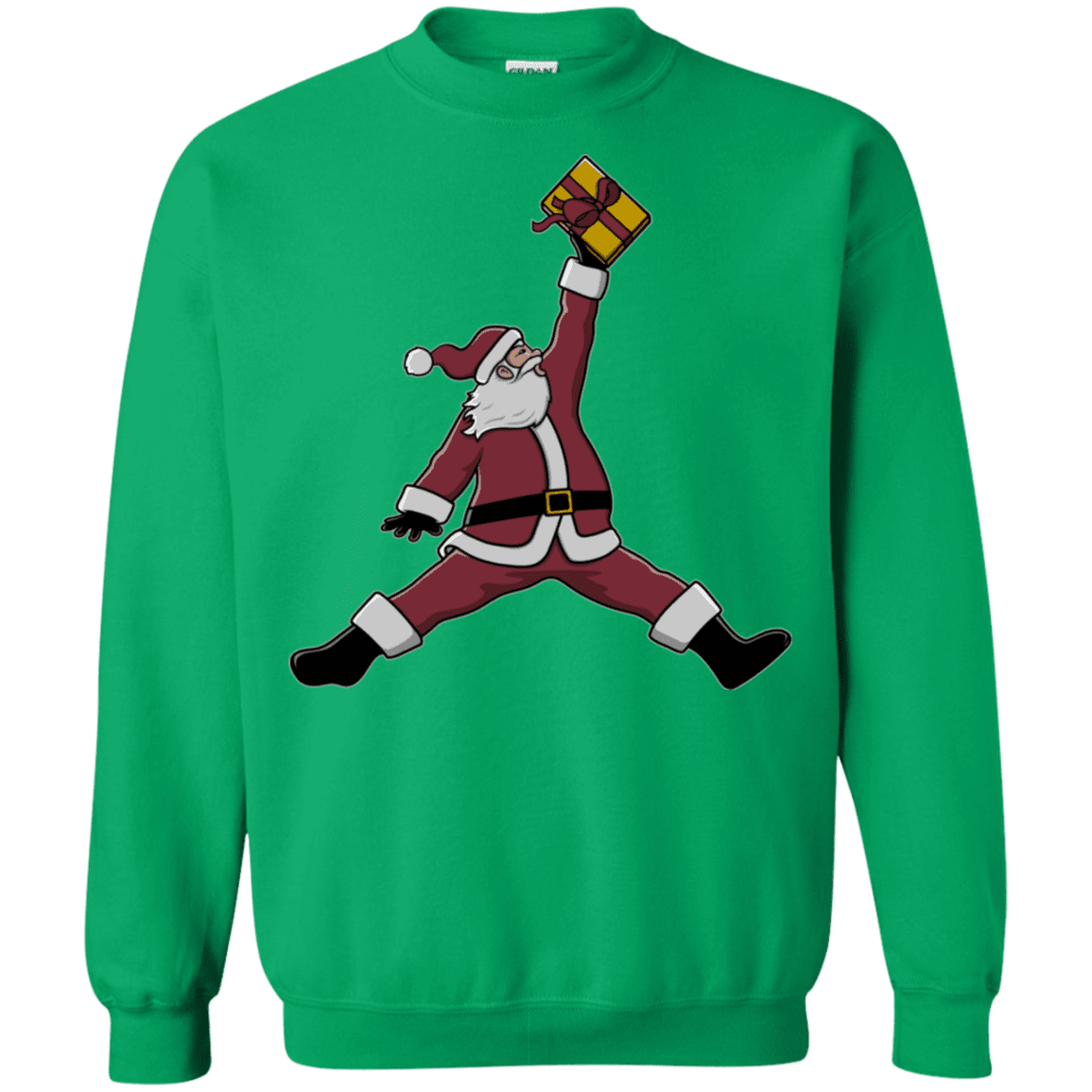 Sweatshirts Irish Green / S Air Santa Crewneck Sweatshirt