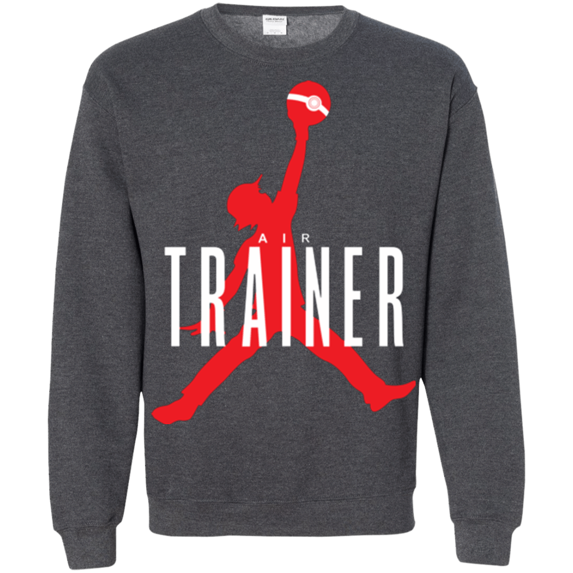 Sweatshirts Dark Heather / Small Air Trainer Crewneck Sweatshirt