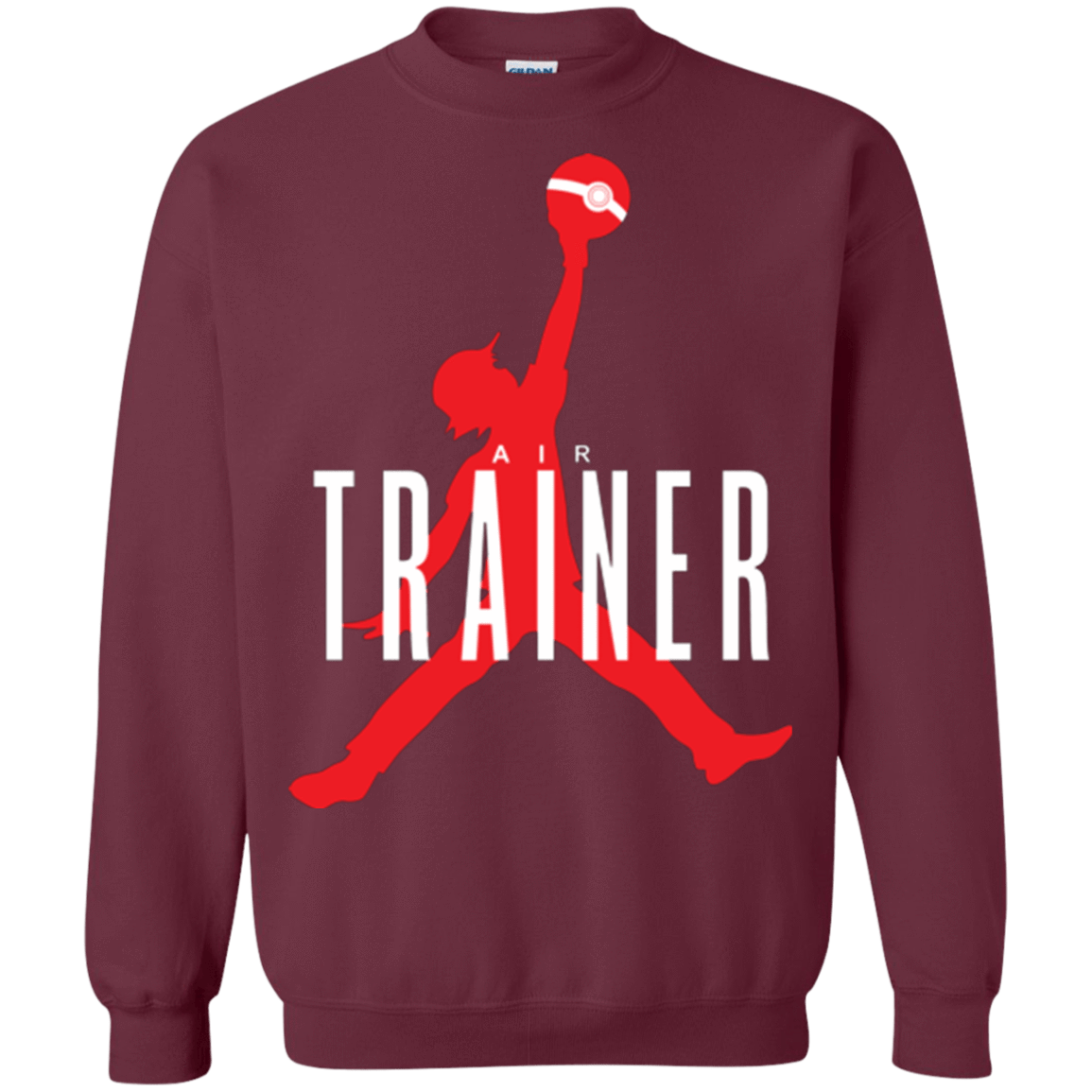 Sweatshirts Maroon / Small Air Trainer Crewneck Sweatshirt