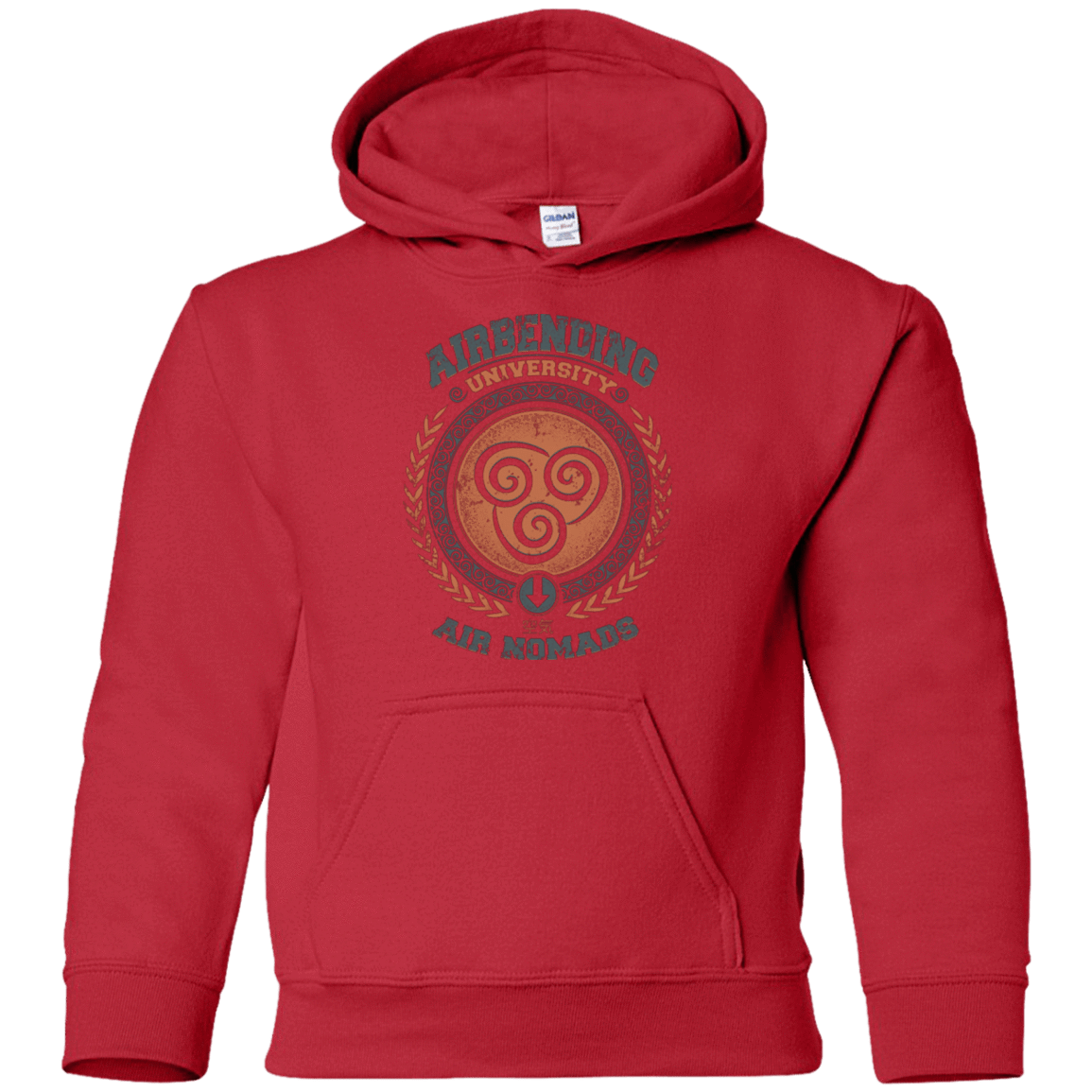 Sweatshirts Red / YS Airbending University Youth Hoodie