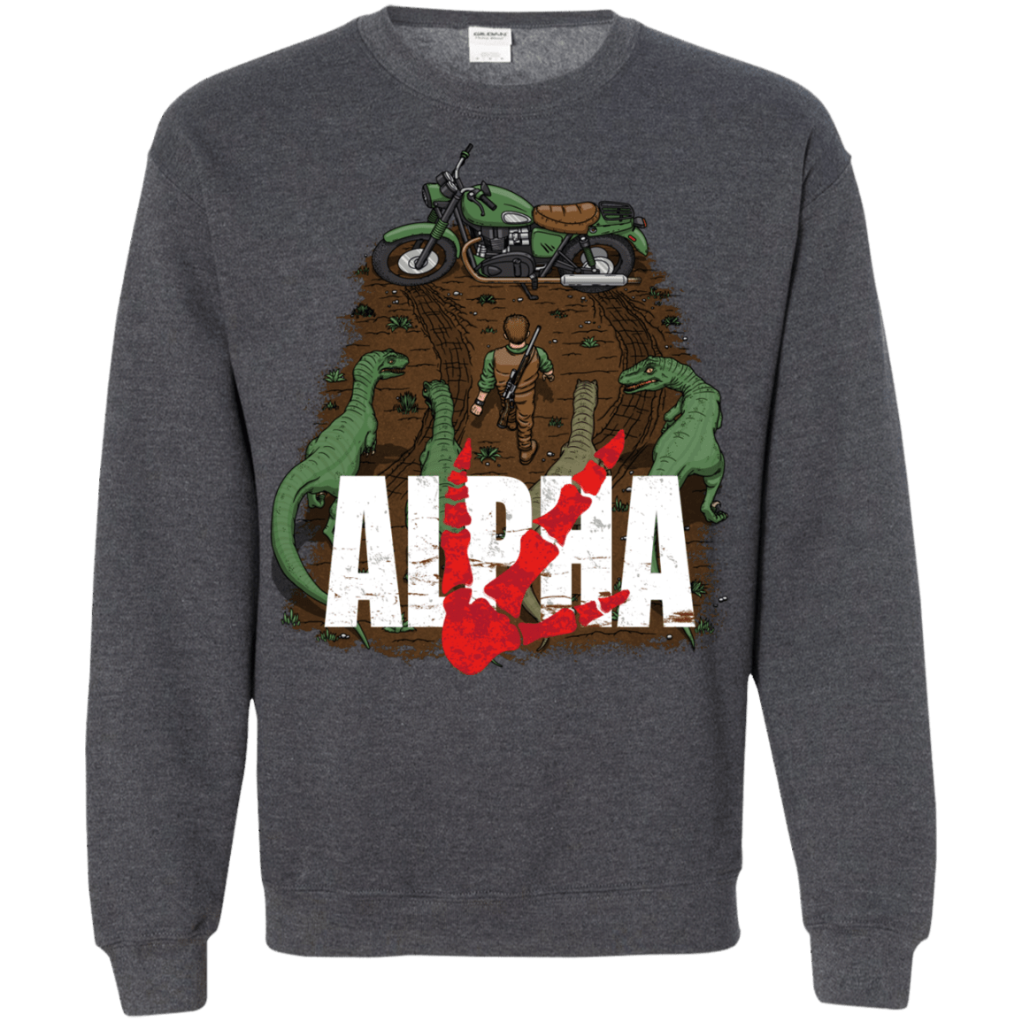 Sweatshirts Dark Heather / Small Akira Park Crewneck Sweatshirt
