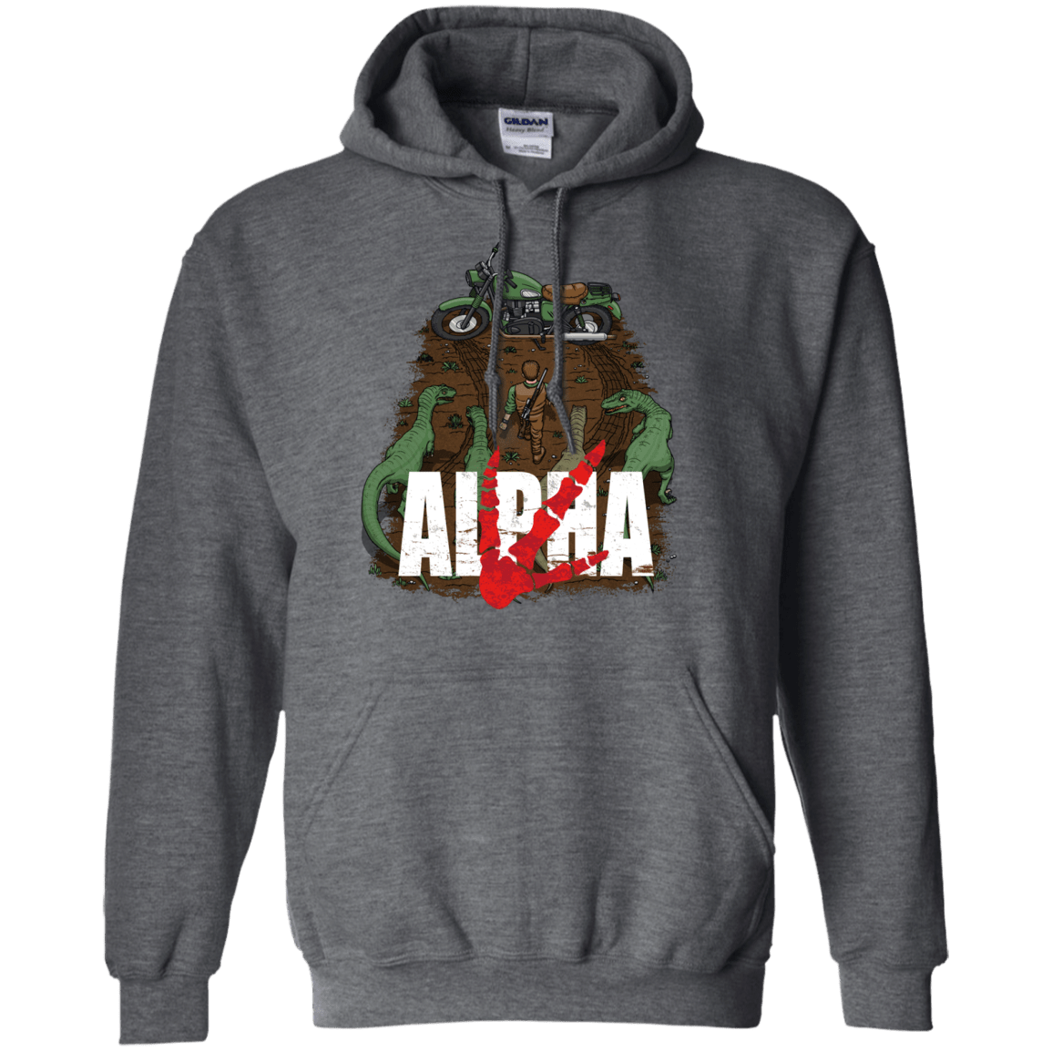Sweatshirts Dark Heather / Small Akira Park Pullover Hoodie