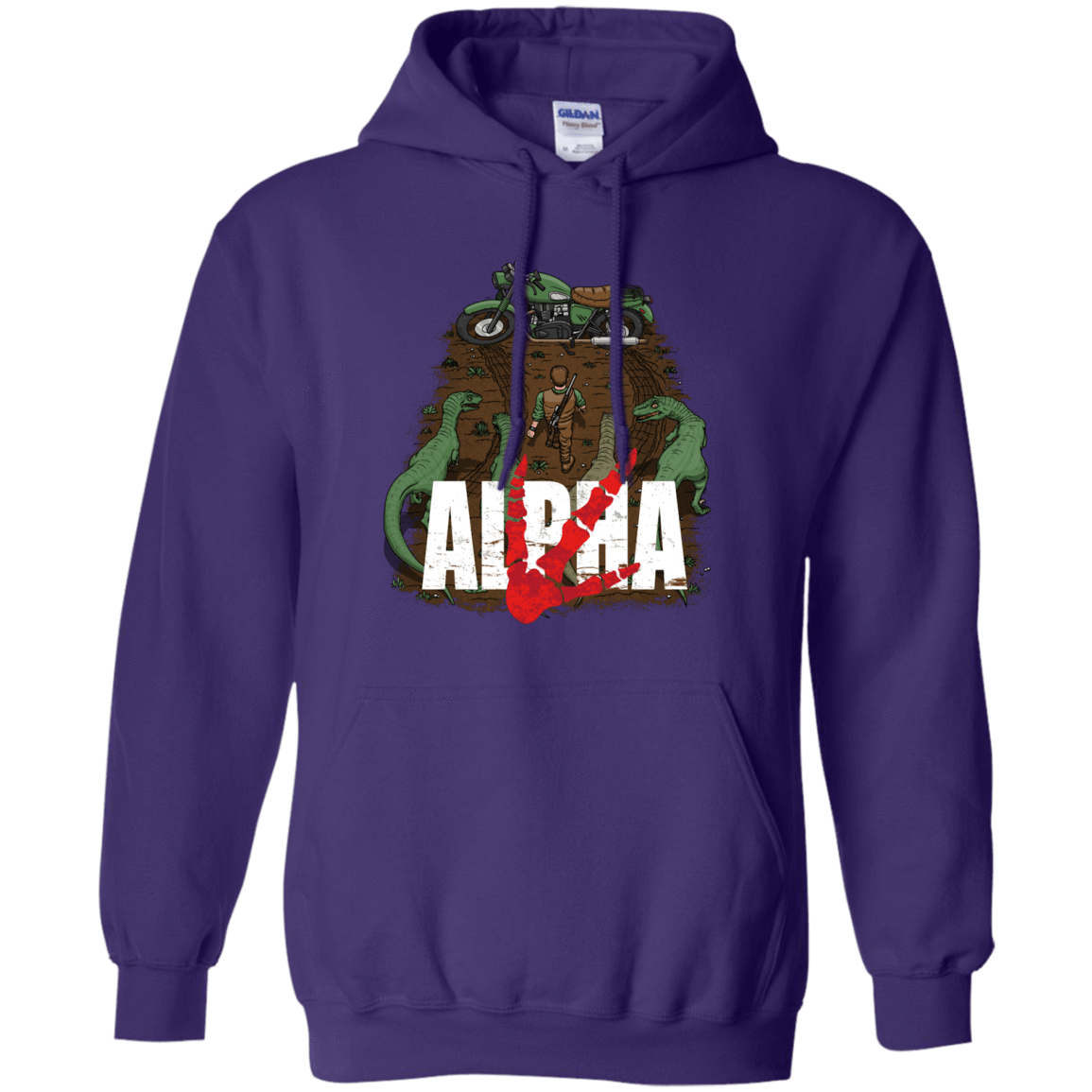 Sweatshirts Purple / Small Akira Park Pullover Hoodie