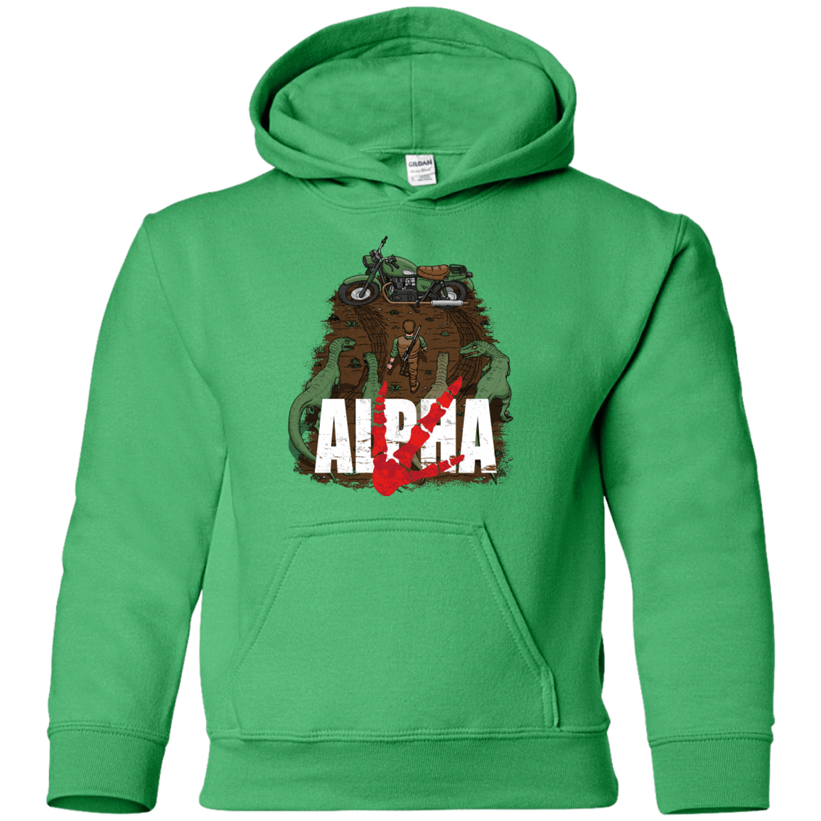 Sweatshirts Irish Green / YS Akira Park Youth Hoodie