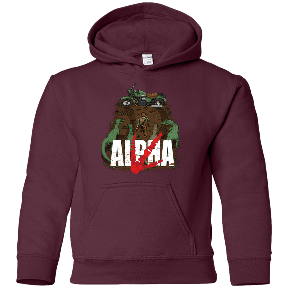 Sweatshirts Maroon / YS Akira Park Youth Hoodie