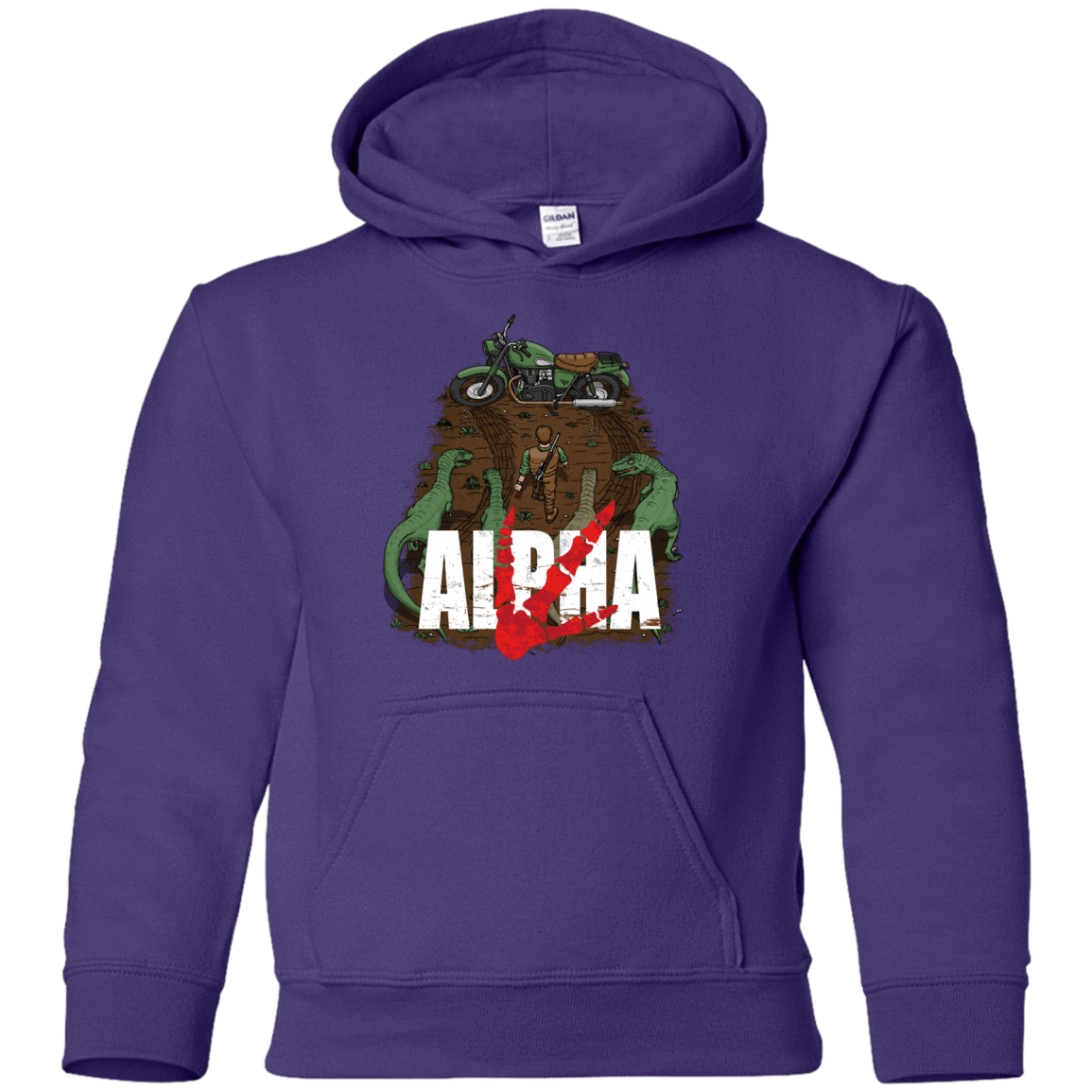 Sweatshirts Purple / YS Akira Park Youth Hoodie