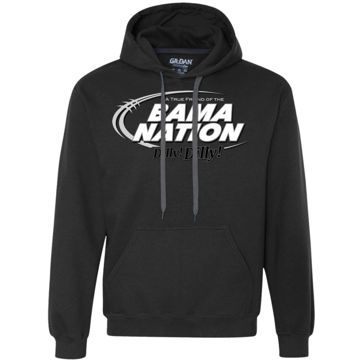 Sweatshirts Black / Small Alabama Dilly Dilly Premium Fleece Hoodie