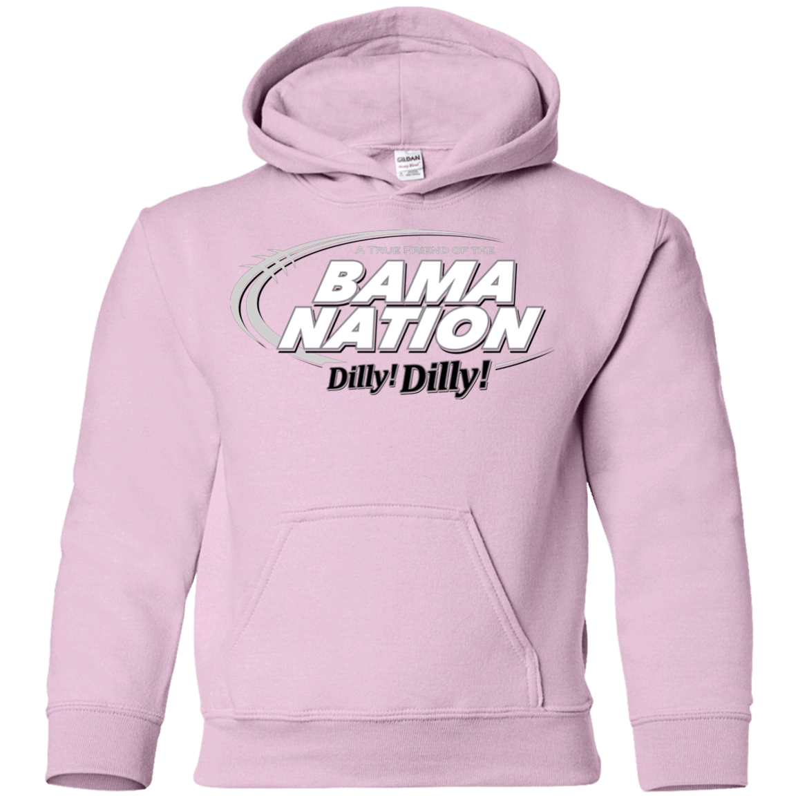 Sweatshirts Light Pink / YS Alabama Dilly Dilly Youth Hoodie