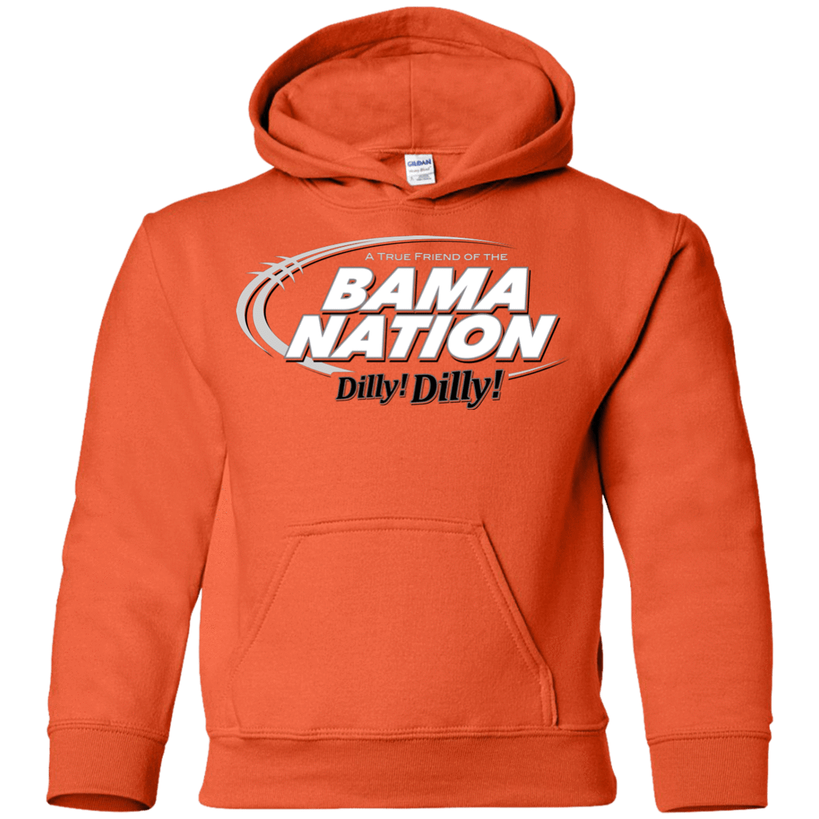 Sweatshirts Orange / YS Alabama Dilly Dilly Youth Hoodie