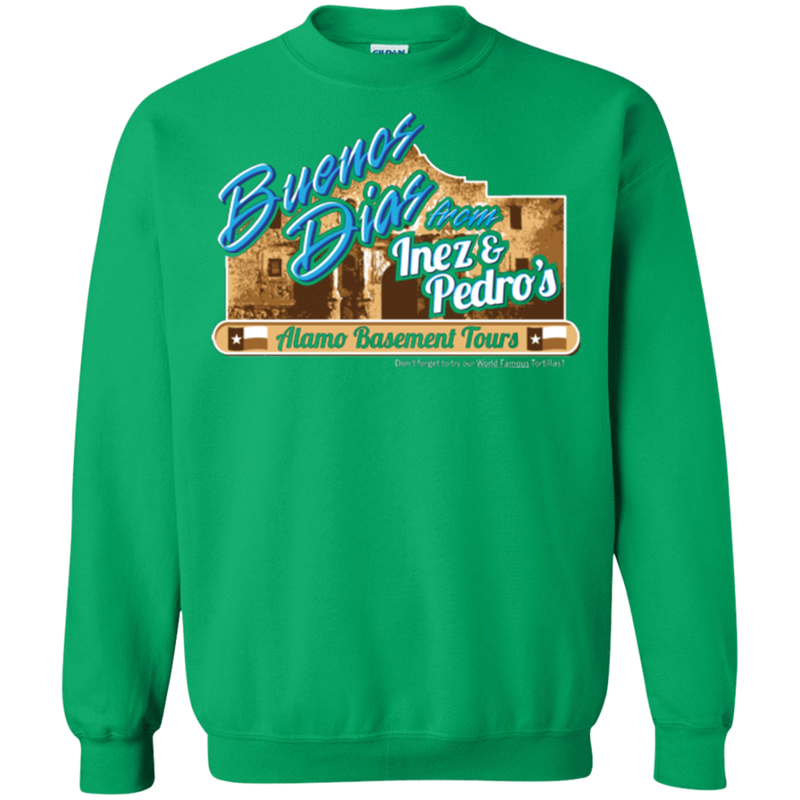 Sweatshirts Irish Green / Small Alamo Basement Crewneck Sweatshirt