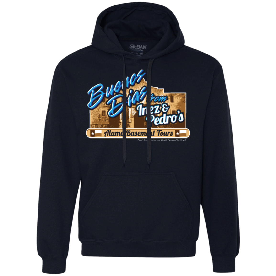 Sweatshirts Navy / Small Alamo Basement Premium Fleece Hoodie