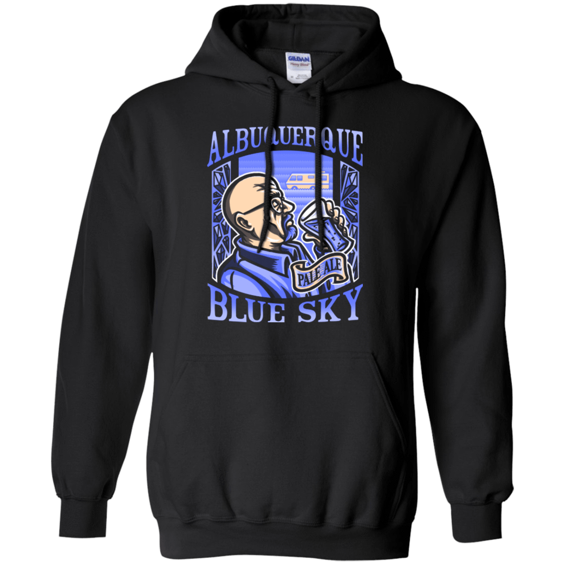 Sweatshirts Black / Small Albuquerque Blue Sky Pullover Hoodie