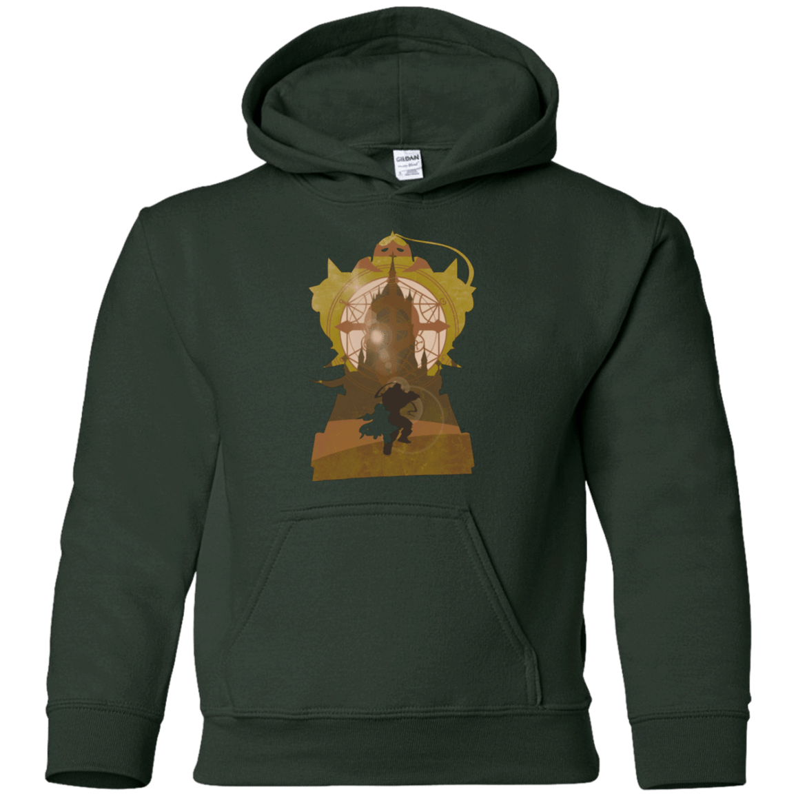 Sweatshirts Forest Green / YS Alchemy Fate Youth Hoodie