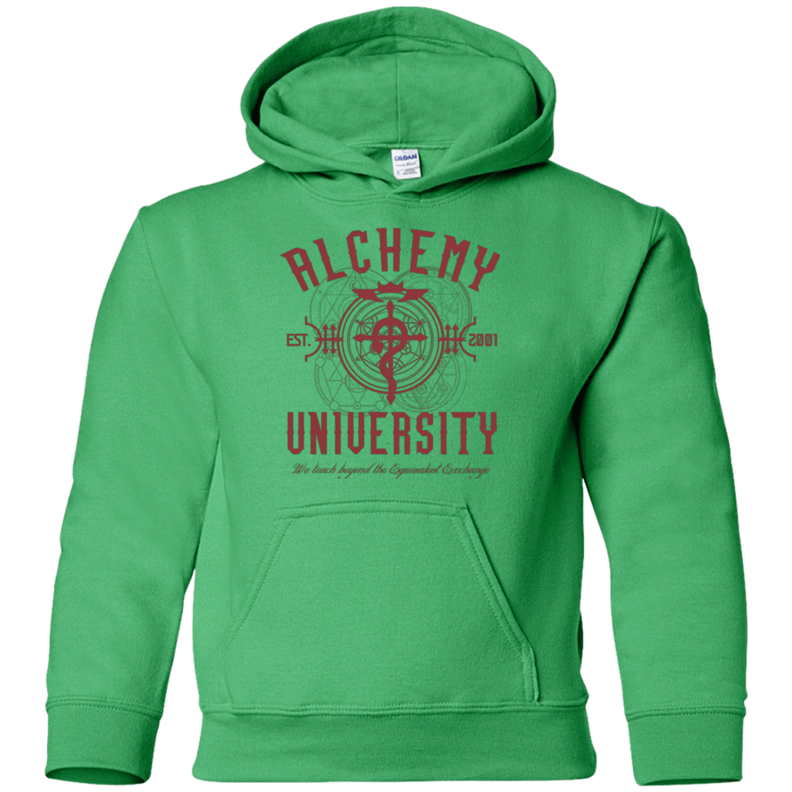 Sweatshirts Irish Green / YS Alchemy University Youth Hoodie