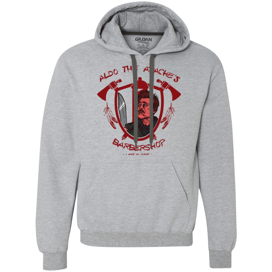 Sweatshirts Sport Grey / Small Aldos Barber Shop Premium Fleece Hoodie