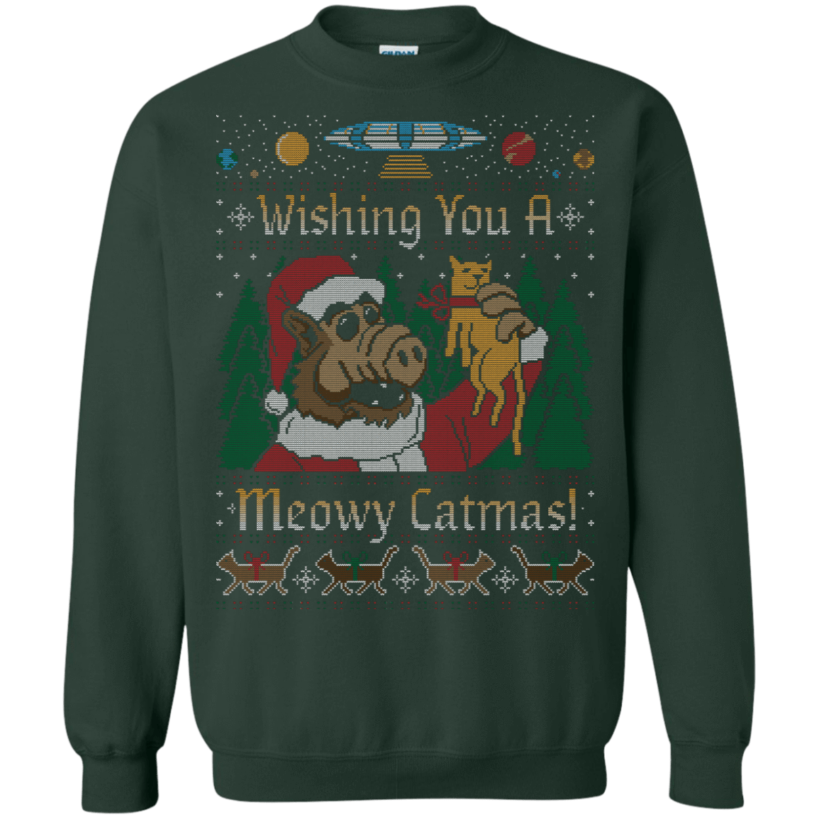 Sweatshirts Forest Green / Small ALF SWEATER Crewneck Sweatshirt