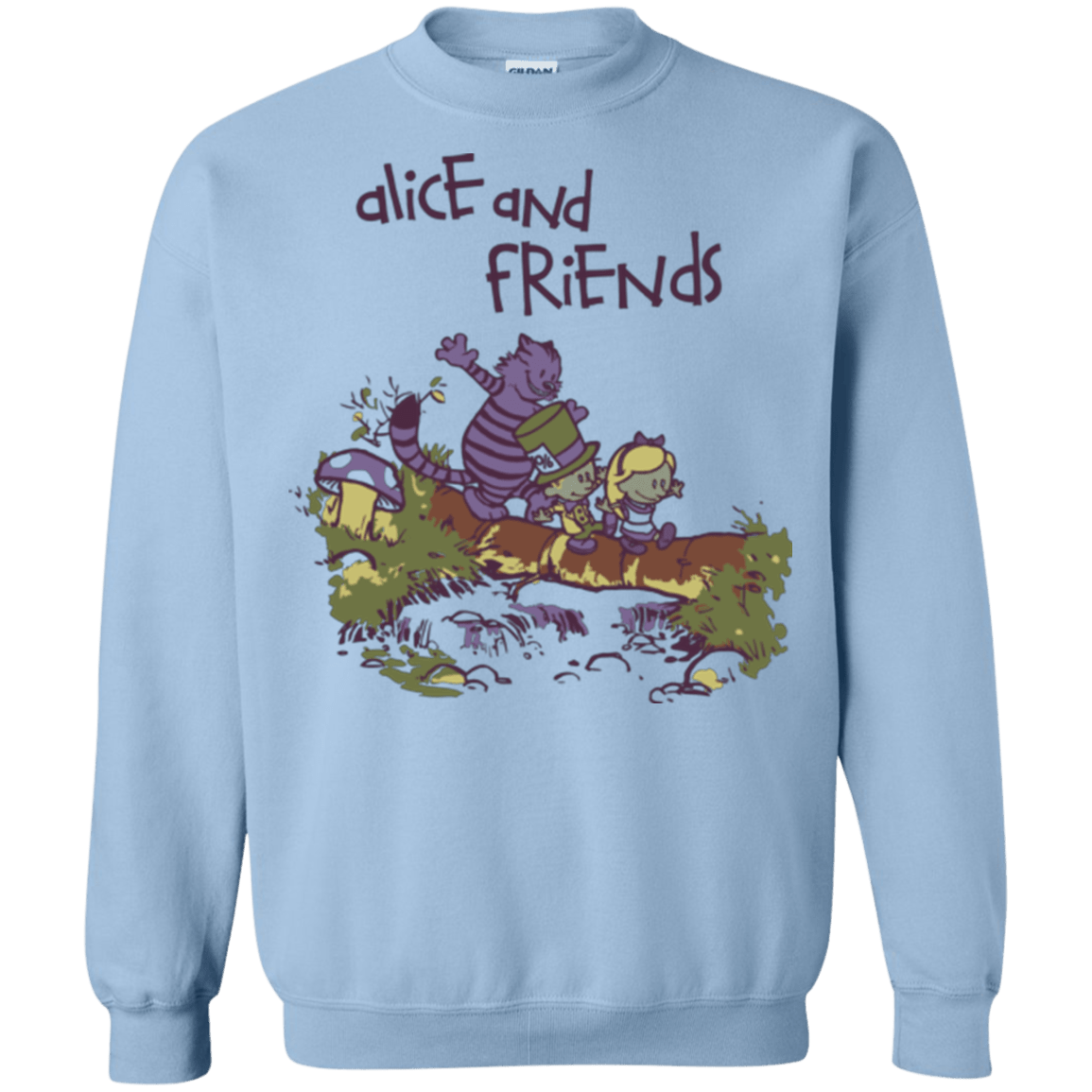 Sweatshirts Light Blue / Small Alice and Friends Crewneck Sweatshirt