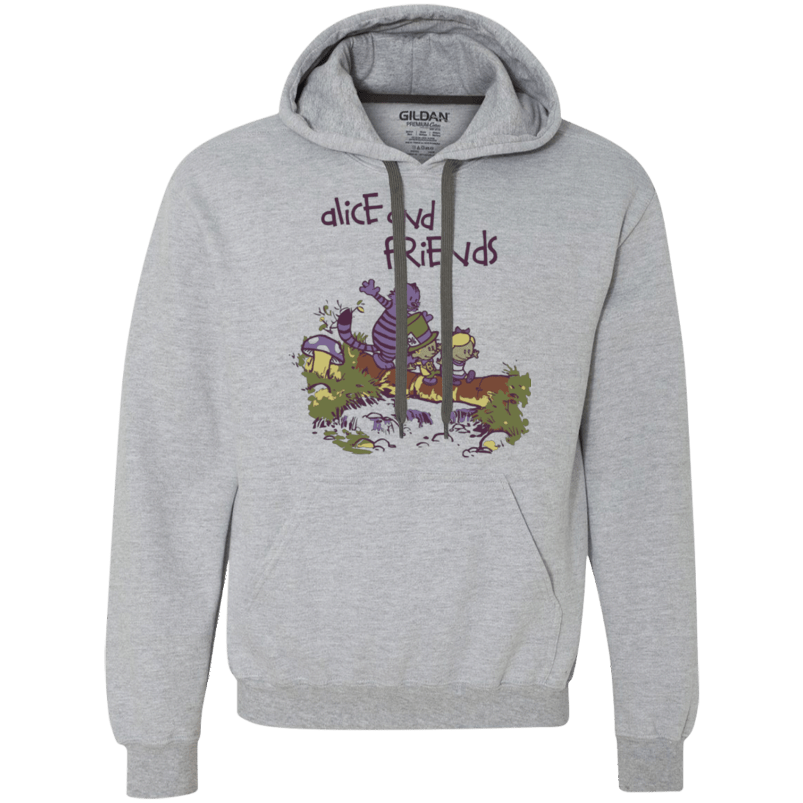 Sweatshirts Sport Grey / Small Alice and Friends Premium Fleece Hoodie