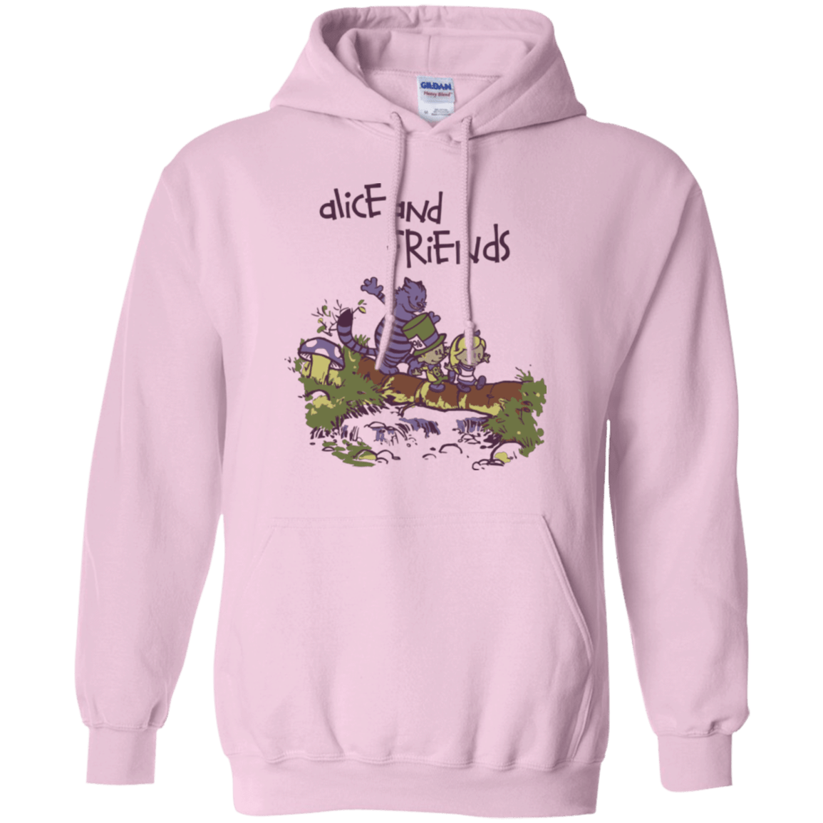 Sweatshirts Light Pink / Small Alice and Friends Pullover Hoodie
