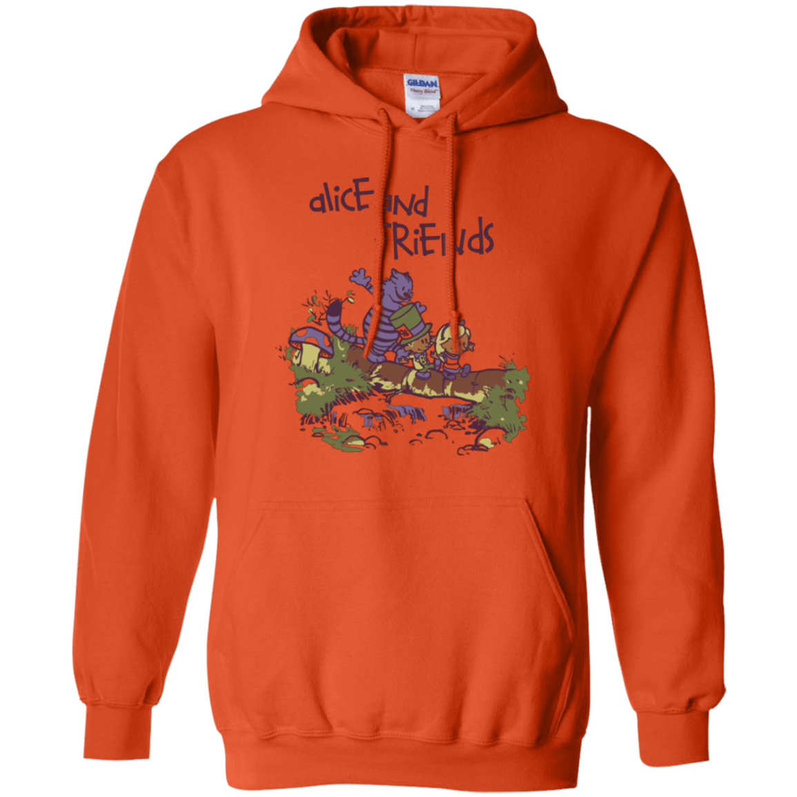 Sweatshirts Orange / Small Alice and Friends Pullover Hoodie