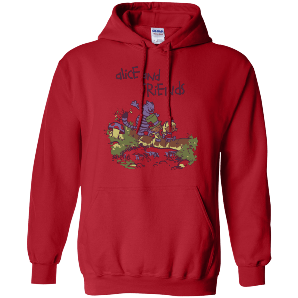 Sweatshirts Red / Small Alice and Friends Pullover Hoodie