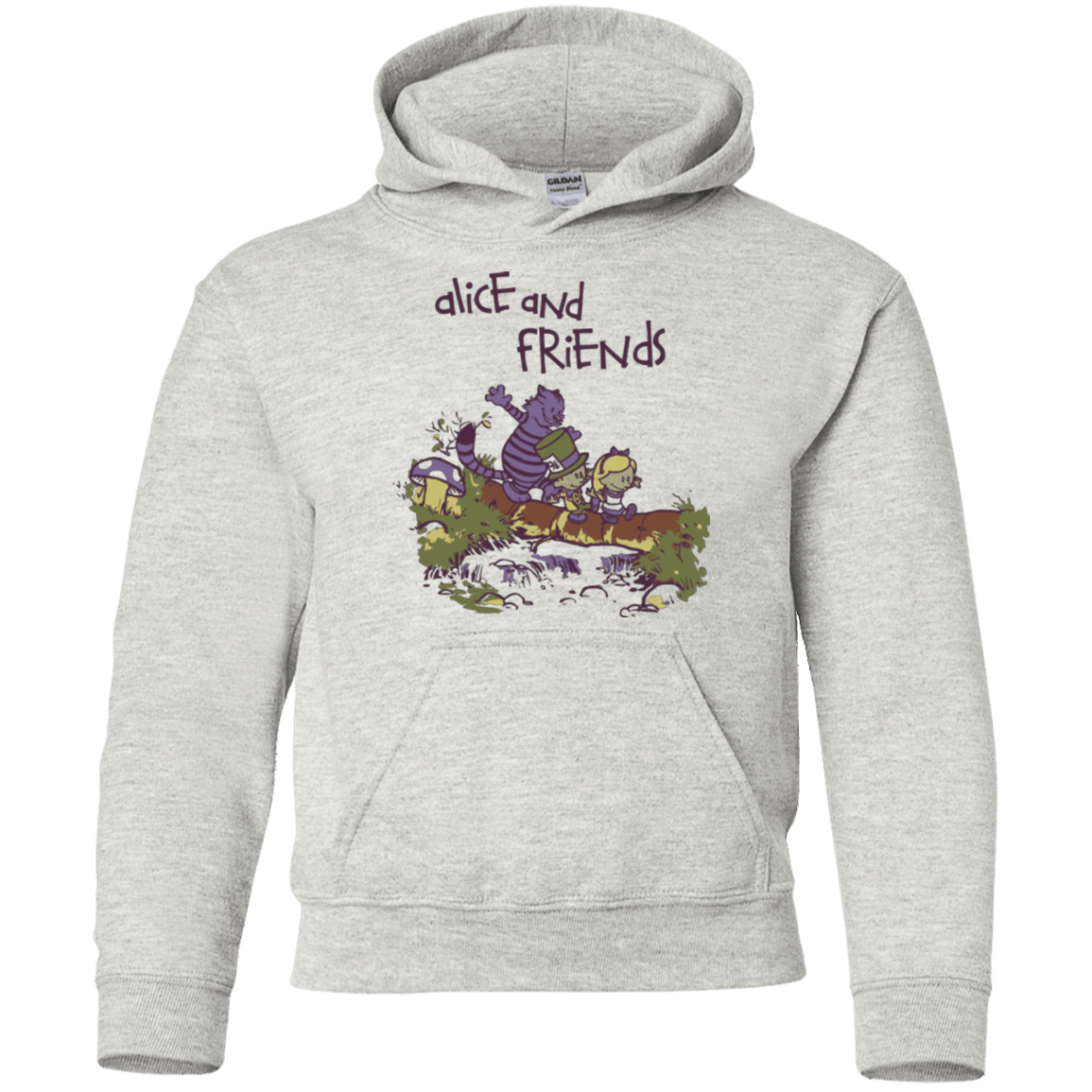 Sweatshirts Ash / YS Alice and Friends Youth Hoodie