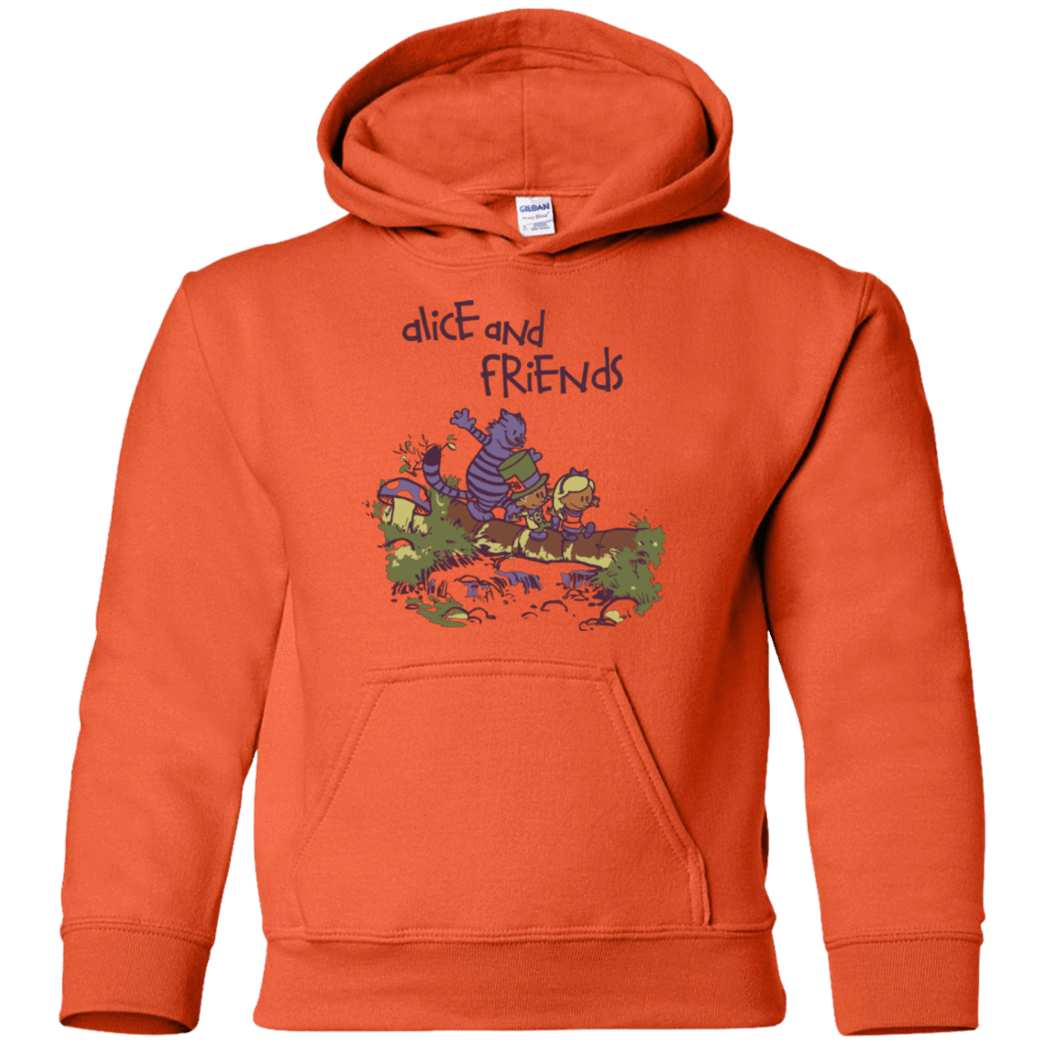 Sweatshirts Orange / YS Alice and Friends Youth Hoodie