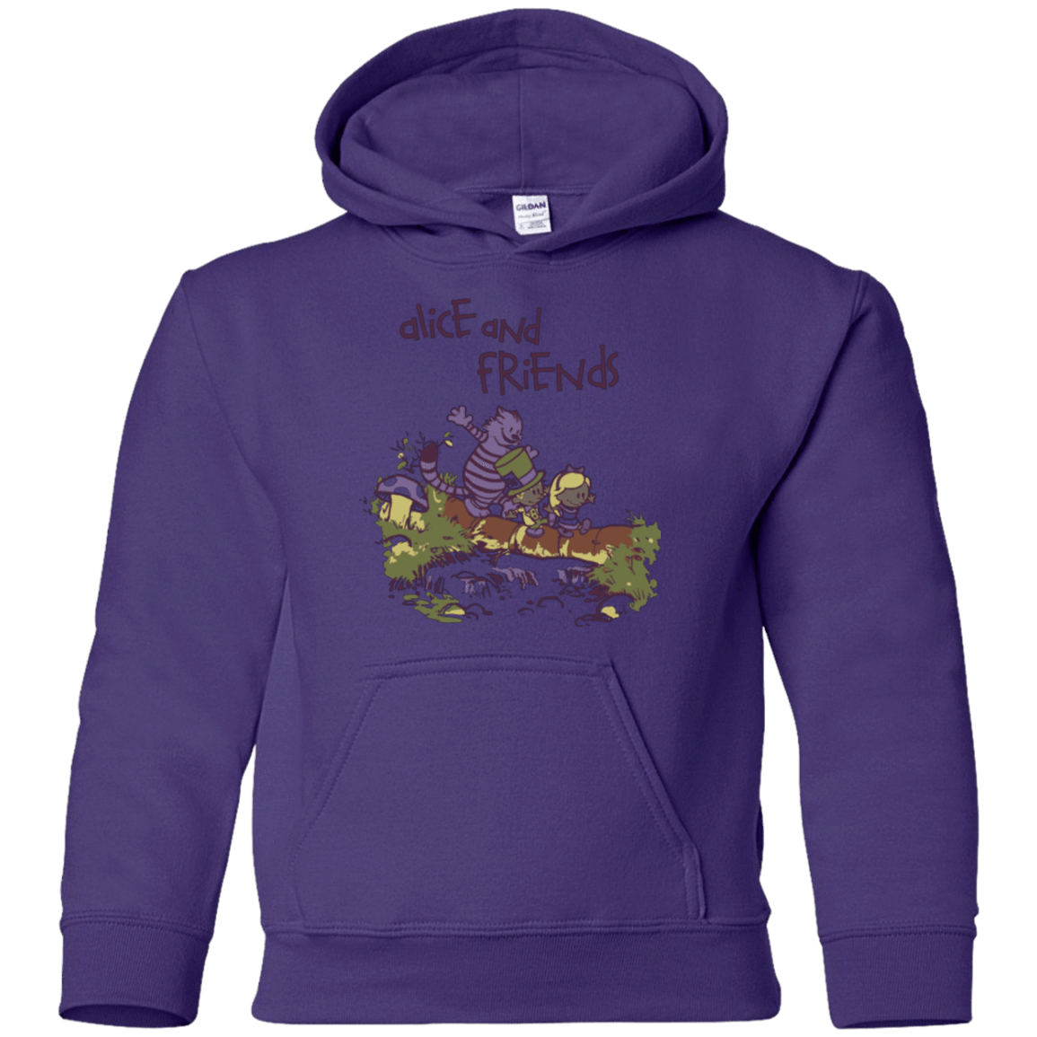 Sweatshirts Purple / YS Alice and Friends Youth Hoodie