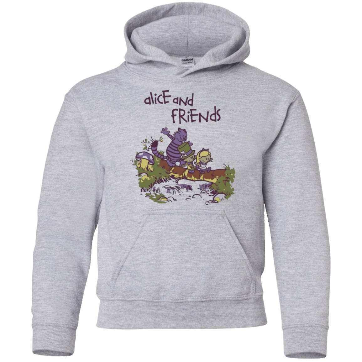 Sweatshirts Sport Grey / YS Alice and Friends Youth Hoodie