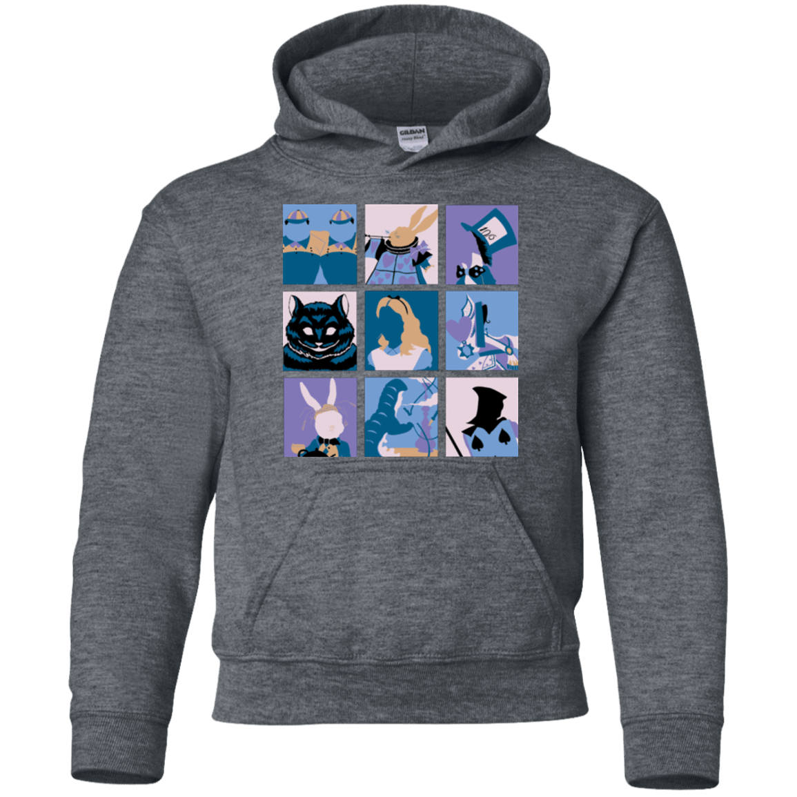 Sweatshirts Dark Heather / YS Alice Pop Youth Hoodie