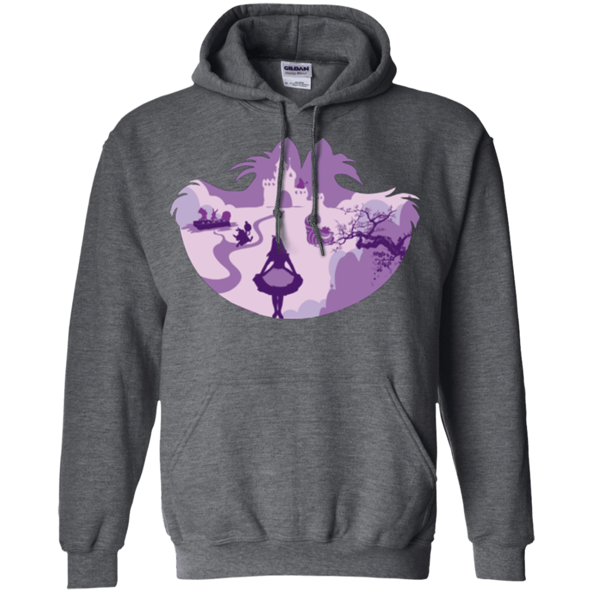 Sweatshirts Dark Heather / Small Alice Portrait Pop Pullover Hoodie